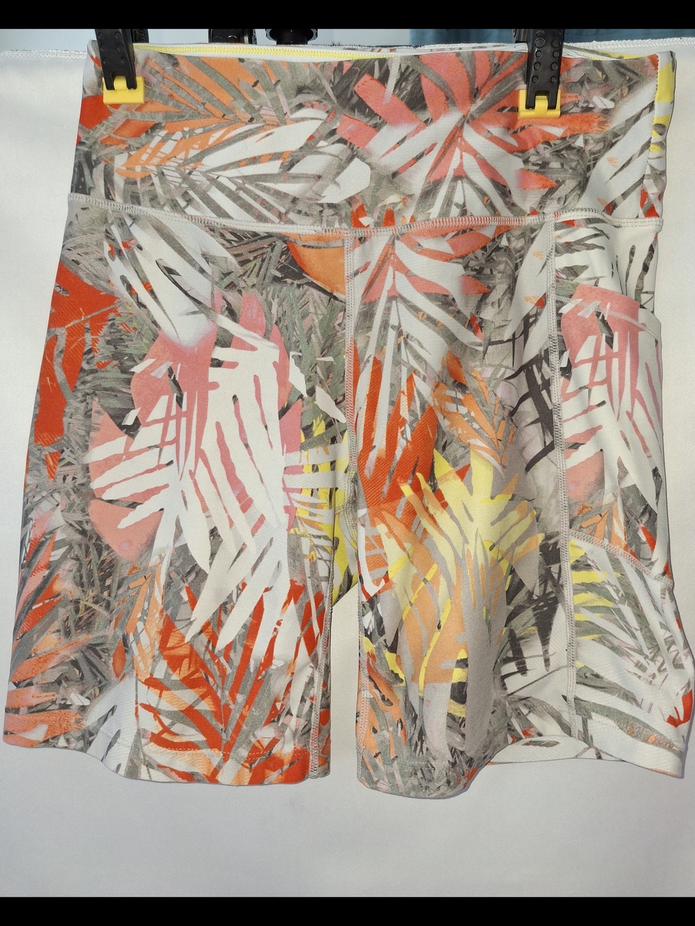 Calvin Klein Performance Tropical Palm Print Athletic Shorts - Multicolor